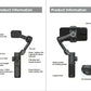 AOCHUAN 3-Axis Handheld Gimbal – SmartXE for iPhone & Android, AI Face Tracking