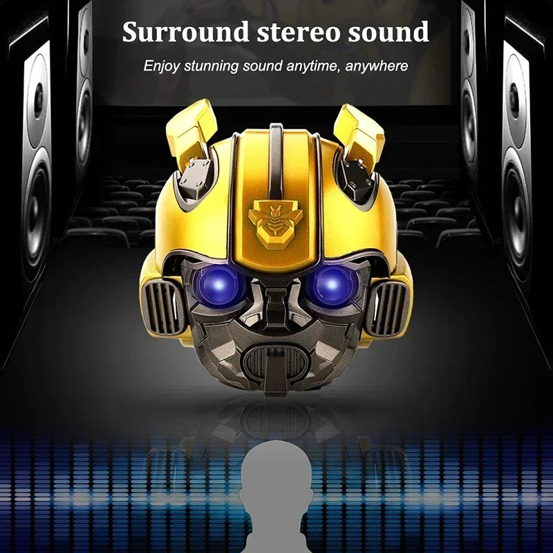 Transformers Bumblebee Bluetooth Speaker – Dual Speakers, LED, Heavy Bass