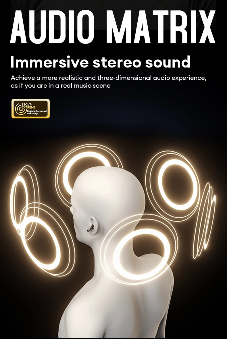 Choice Transformers TF-T51 Bluetooth 5.4 Gaming Headset – Wireless with LED & AI Translator