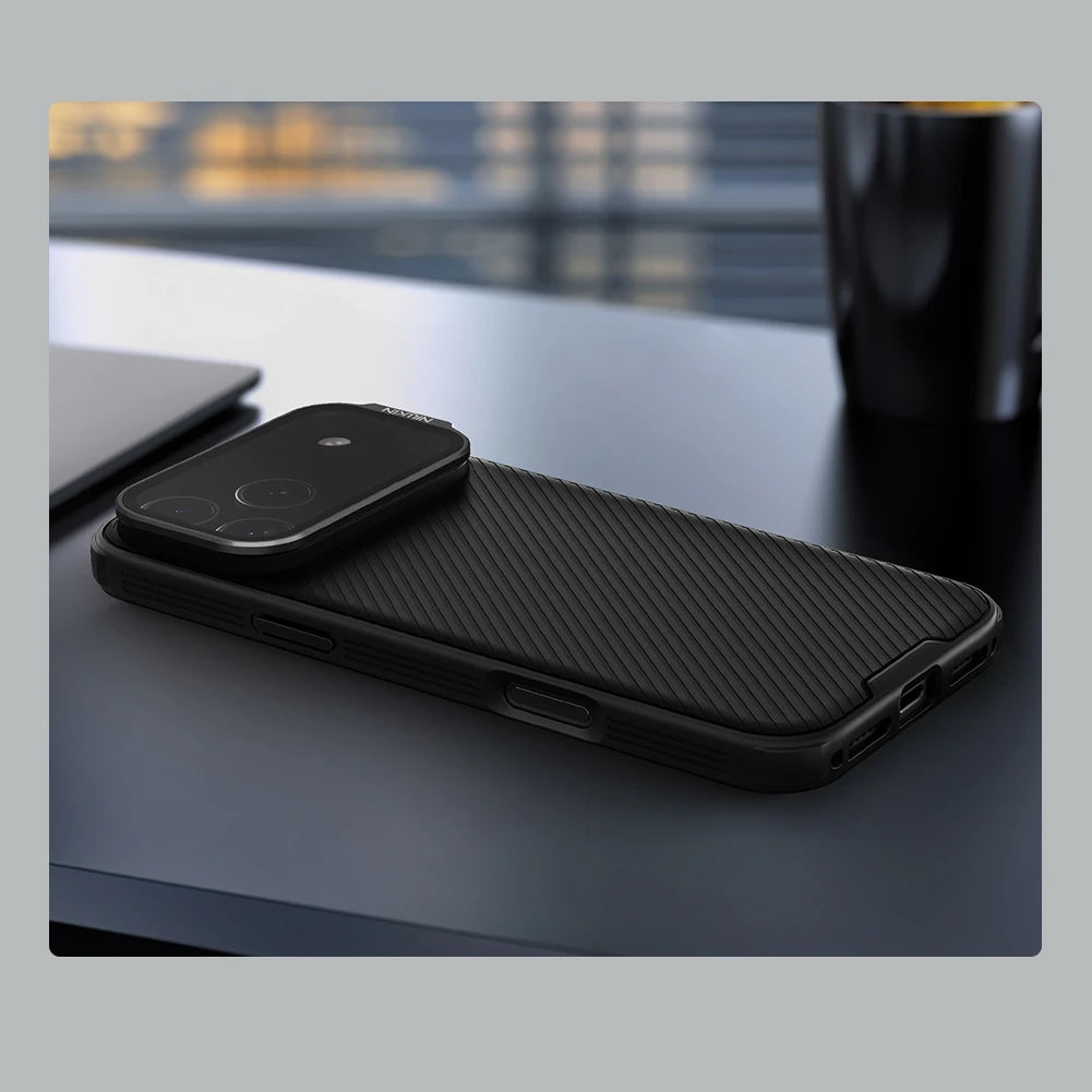 Nillkin CamShield iPhone Case – Camera Protection & Stand (iPhone 17 Series)