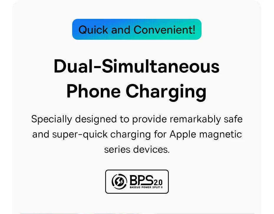 Baseus 3-in-1 20W Magnetic Wireless Charger – iPhone, AirPods & Apple Watch
