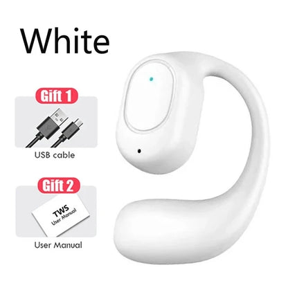 Wireless Bone Conduction Headphones – Bluetooth, Mic, Noise Cancelling