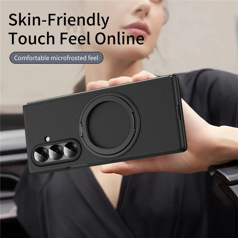 Magnetic Ring Case – Samsung Galaxy Z Fold 7, MagSafe & Wireless Charging