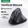 UGREEN Vertical Wireless Mouse – Bluetooth 5.0, 4000DPI, Ergonomic