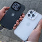 Luxury Transparent Matte Case – Bumper Cover for iPhone 11–16 Pro/Max