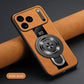 Matte Fiber iPhone Case – MagSafe & Magnetic Stand (iPhone 14–17 Pro Max/Air)