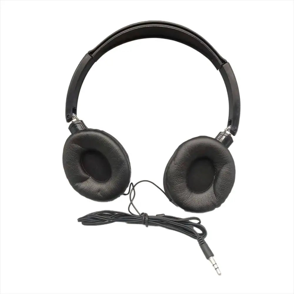 Wired Over-Ear Headphones – HiFi Bass, Stereo Music, Adjustable for PC & Mobile