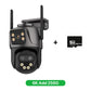 6K 9MP Outdoor WiFi Camera – Triple Lens, Dual Screen, PTZ Auto Tracking