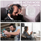 Siindoo JH-ANC930Plus Wireless Headphones – Hybrid ANC, Touch Control, LED Screen