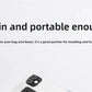 MINGCVIL Mini Foldable Bluetooth Keyboard – Slim, Portable, Rechargeable