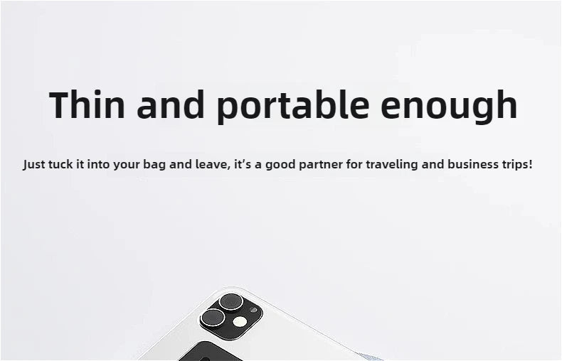 MINGCVIL Mini Foldable Bluetooth Keyboard – Slim, Portable, Rechargeable