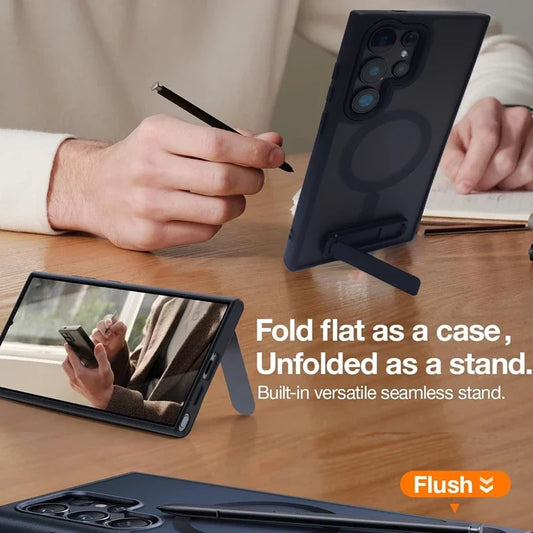 UYUXIO Magnetic Case with Kickstand – Samsung Galaxy S22–S25 Series