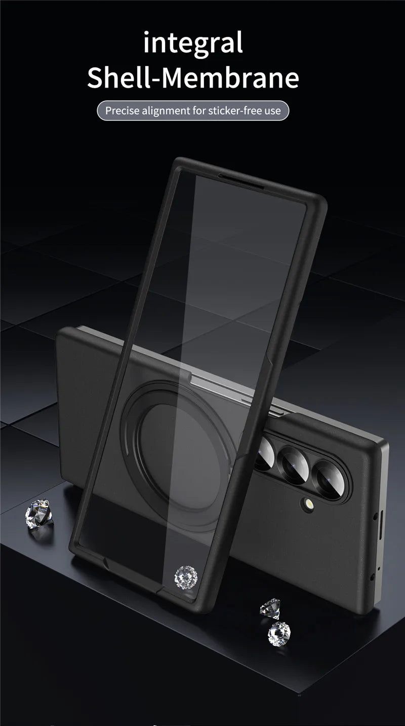 Magnetic Ring Case – Samsung Galaxy Z Fold 7, MagSafe & Wireless Charging