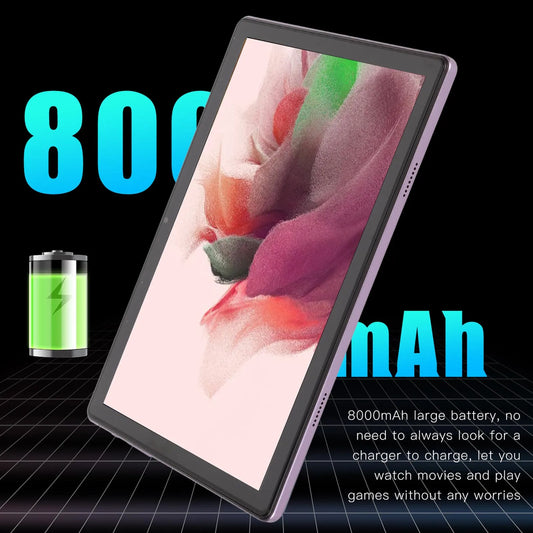 10.1'' Family Gaming Tablet – 12GB+256GB, 5G WiFi, 8800mAh, 8MP+20MP Cameras
