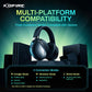 Kofire UG-06 Gaming Headset – Wireless 2.4G/Bluetooth, RGB, Low Latency