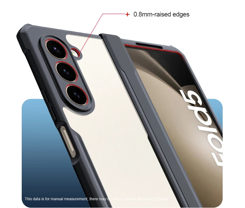 Xundd Foldable Shockproof Case – Samsung Galaxy Z Fold 3–7 (Glass+PC+TPU)