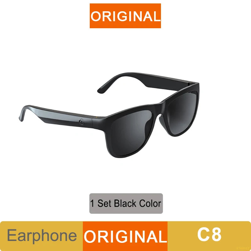 Lecoo C8 Smart Glasses – Wireless Bluetooth 5.0 Headset with HD Mic