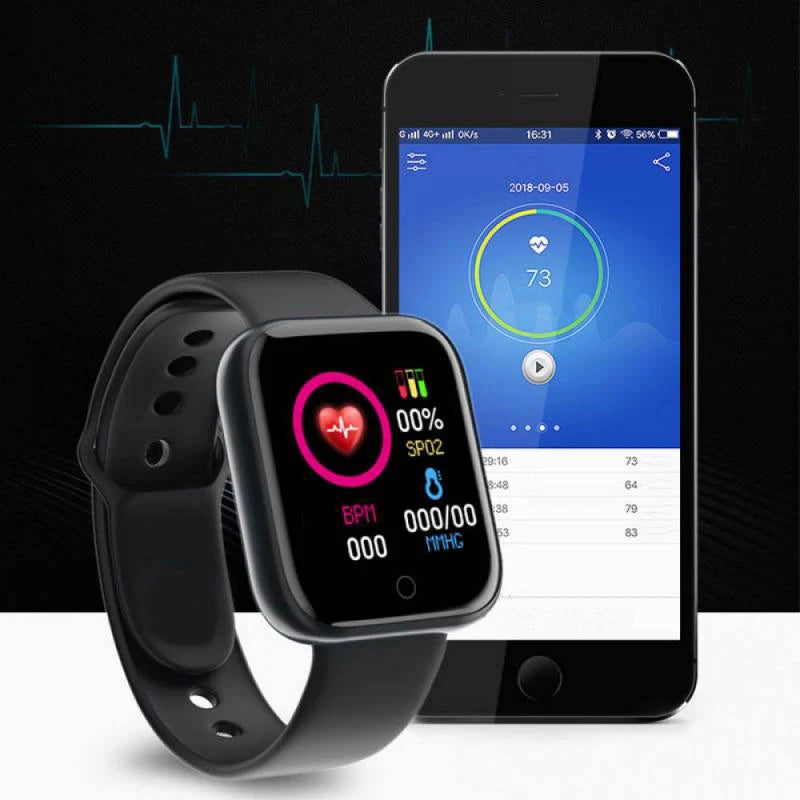Smart Watch for Men & Women – Bluetooth, Music, Fitness & Sleep Monitor