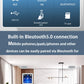 Mini Touch Screen Bluetooth Wall Amplifier – 4×25W Stereo PA System