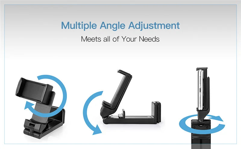 Airplane Phone Holder – Portable Foldable Travel Stand, Adjustable & Rotatable