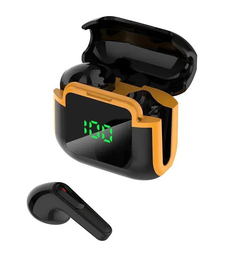 PRO90 Bluetooth 5.3 TWS Earbuds – LED, Stereo, Touch, Noise Cancel