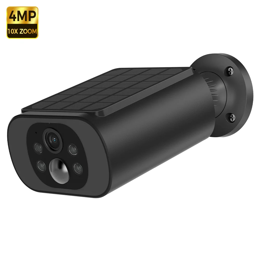 ALEVIO Solar WiFi Camera – 2.5K Outdoor Security, PIR & Night Vision