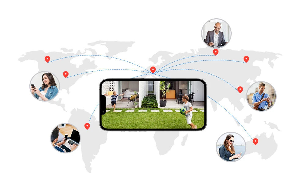 8MP 4K PTZ POE Camera – AI Face Detection, Audio, Night Vision