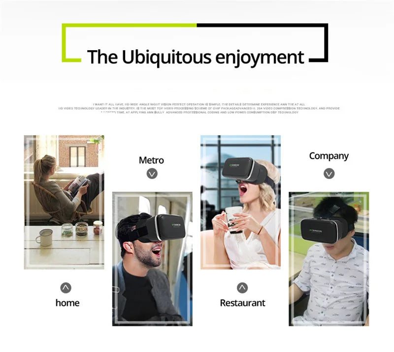VR Shinecon 10.0 3D VR Helmet – Smartphone Virtual Reality Headset