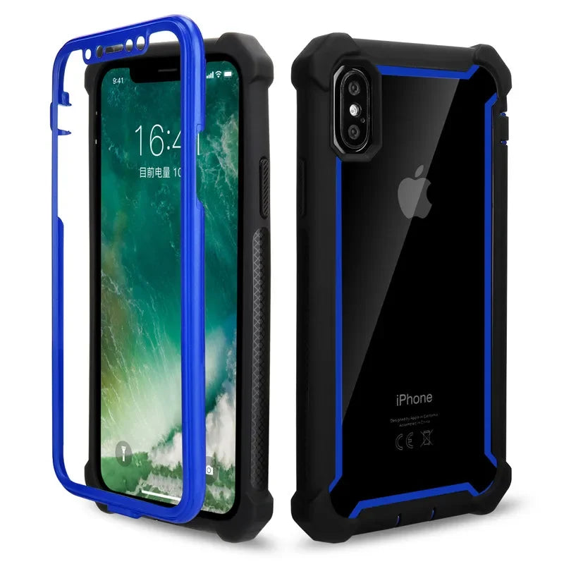 Shockproof Transparent TPU Phone Case – iPhone 6–12 Pro/Max