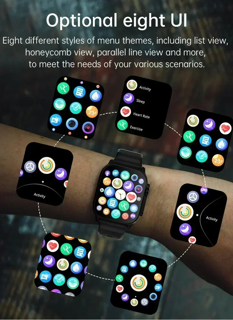 2025 Smart Watch – Heart Rate & Sleep Monitor, Dustproof & Waterproof