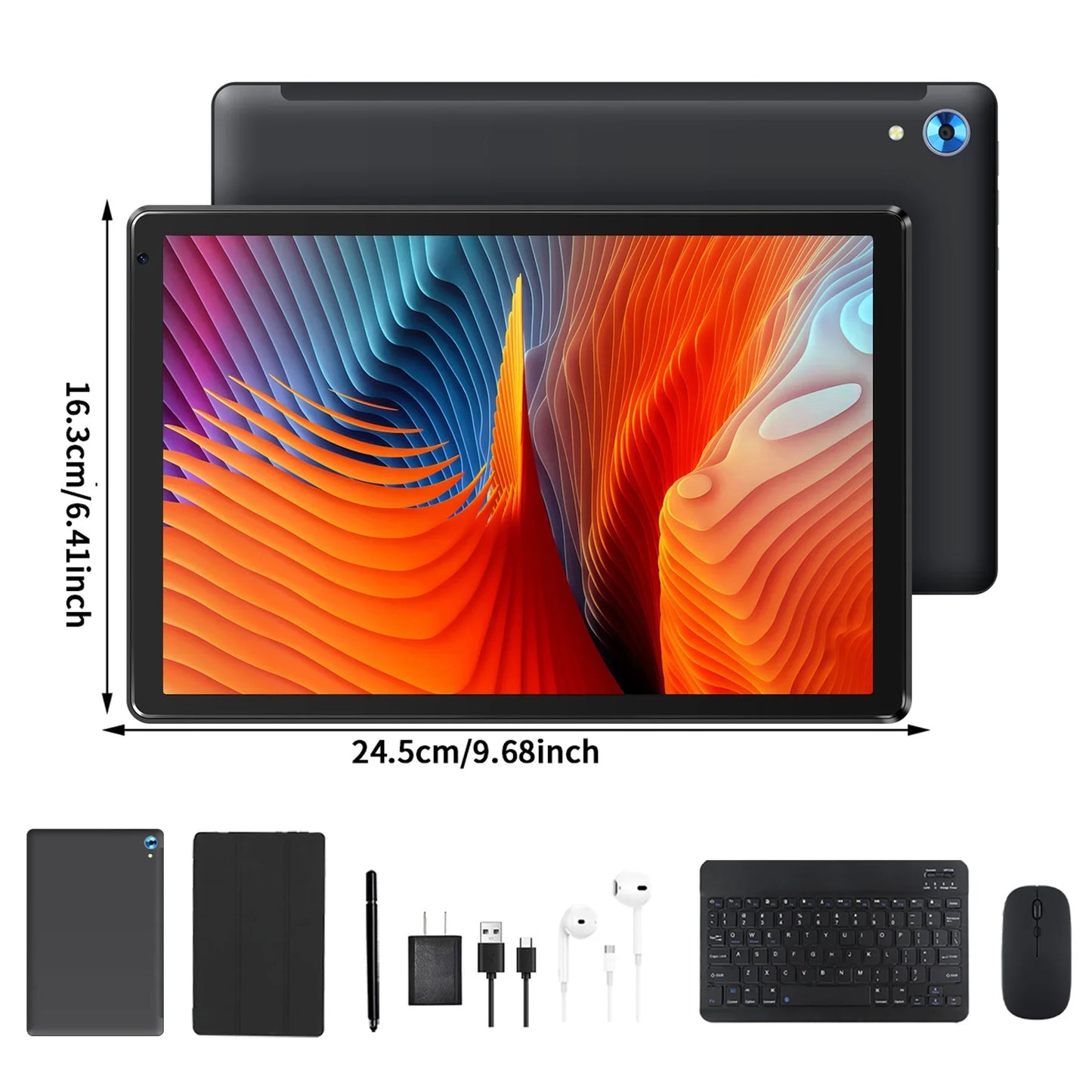 URAO C109L 10'' Android 15 Tablet – Octa Core, 24GB+128GB, 1TB Expandable