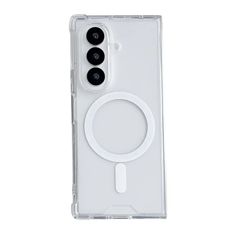 Samsung Z Fold 7 Clear Magnetic Case – MagSafe & Wireless Charging