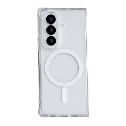 Samsung Z Fold 7 Clear Magnetic Case – MagSafe & Wireless Charging