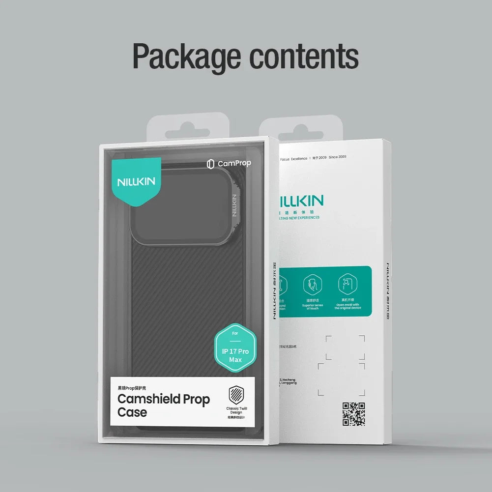 Nillkin CamShield iPhone Case – Camera Protection & Stand (iPhone 17 Series)