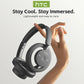 HTC HP06 Bluetooth 6.0 Wireless Open-Ear Headphones – Foldable & Lightweight