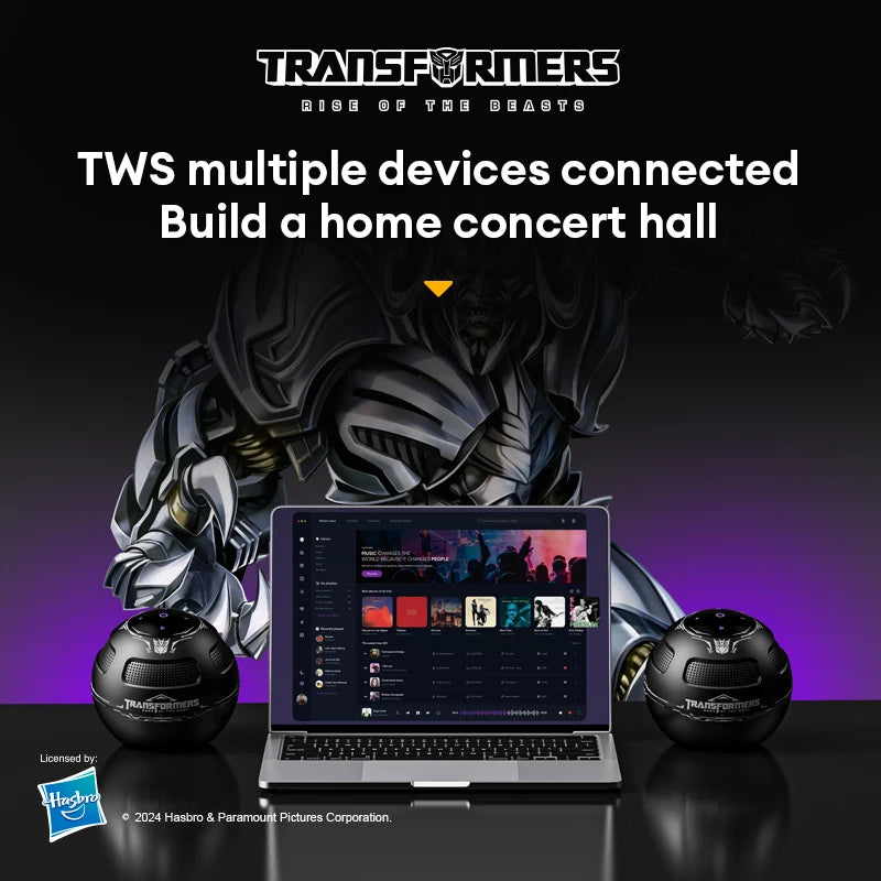Transformers TF-Y17 Portable Bluetooth Speaker – Long Battery, Stereo Sound