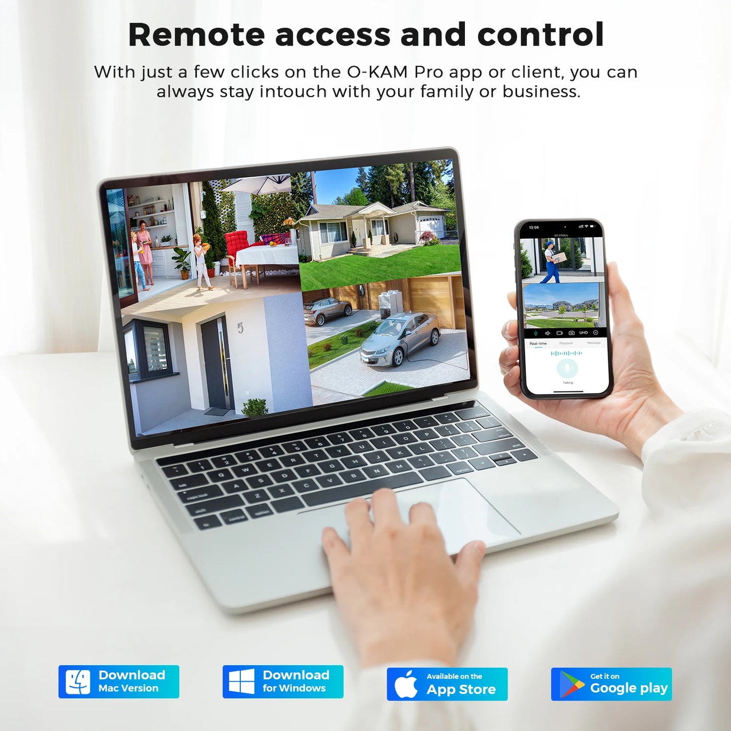 20MP Outdoor WiFi Camera – 4 Lens, 10X Zoom, Auto Tracking