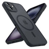 Luxury Magnetic Matte Armor Case – Shockproof, Magsafe iPhone 11–16