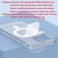 Luxury Clear Magnetic Case – MagSafe iPhone 16 Pro/Max, Wireless Charging