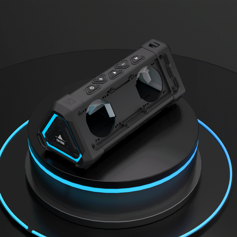 MLOVE P3 Outdoor Bluetooth Speaker – 40W, IPX7 Waterproof, RGB Light
