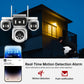 10K 20MP WiFi Security Camera – 4 Lens, 360° PTZ, 16X Zoom
