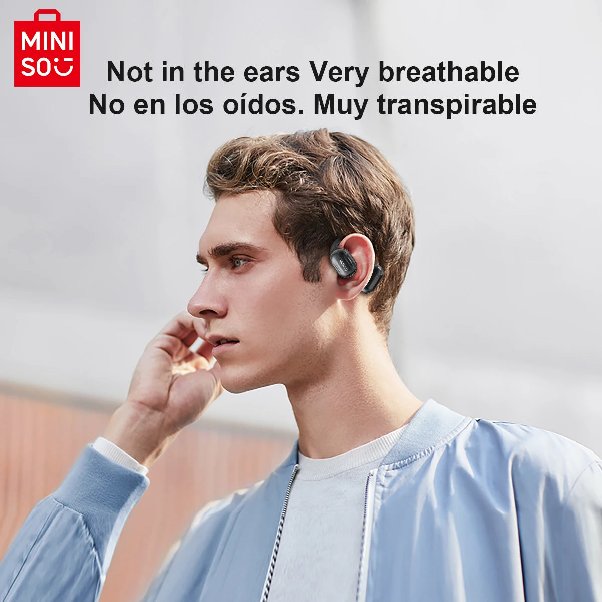 MINISO MS162 Translator Earphones – Face-to-Face Bluetooth Wireless Headset
