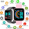 D20 Y68 Smartwatch – Fitness Tracker, Sports, IP67 Waterproof, Android Compatible