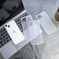 Soft TPU Matte Phone Case – Transparent Cover for iPhone 11–17 Series