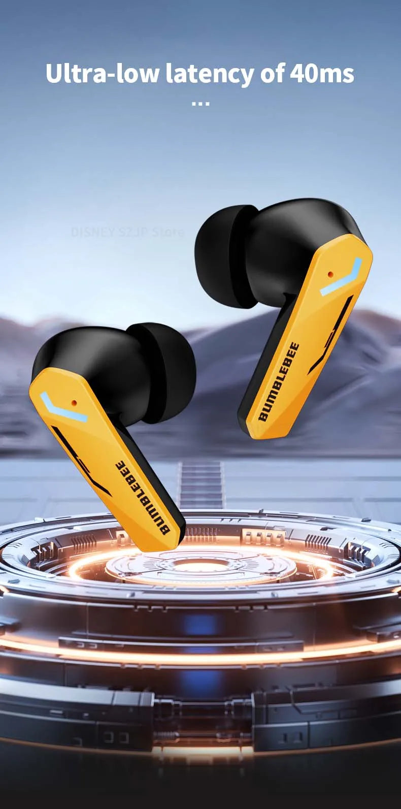 Transformers TF-T10 Bluetooth Earphones – Gaming, Low Latency, Dual Mode