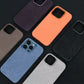 Full-Wrap Magnetic Alcantara Case – Luxury Suede Leather for iPhone 16 Pro/Max