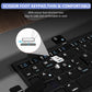 BOW Foldable Bluetooth Keyboard – Wireless Rechargeable with Touchpad