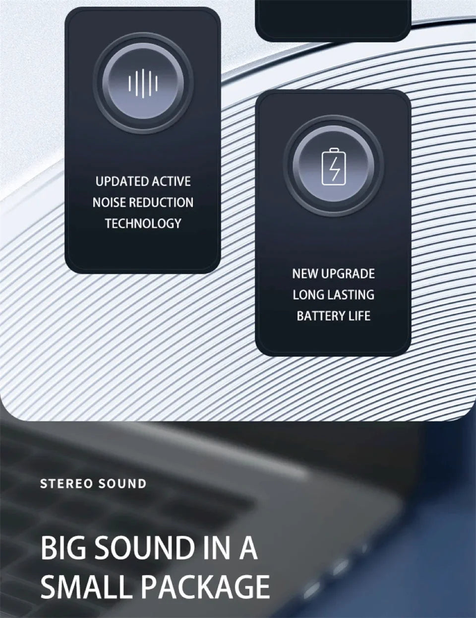 Wireless Bone Conduction Headphones – Bluetooth, Mic, Noise Cancelling