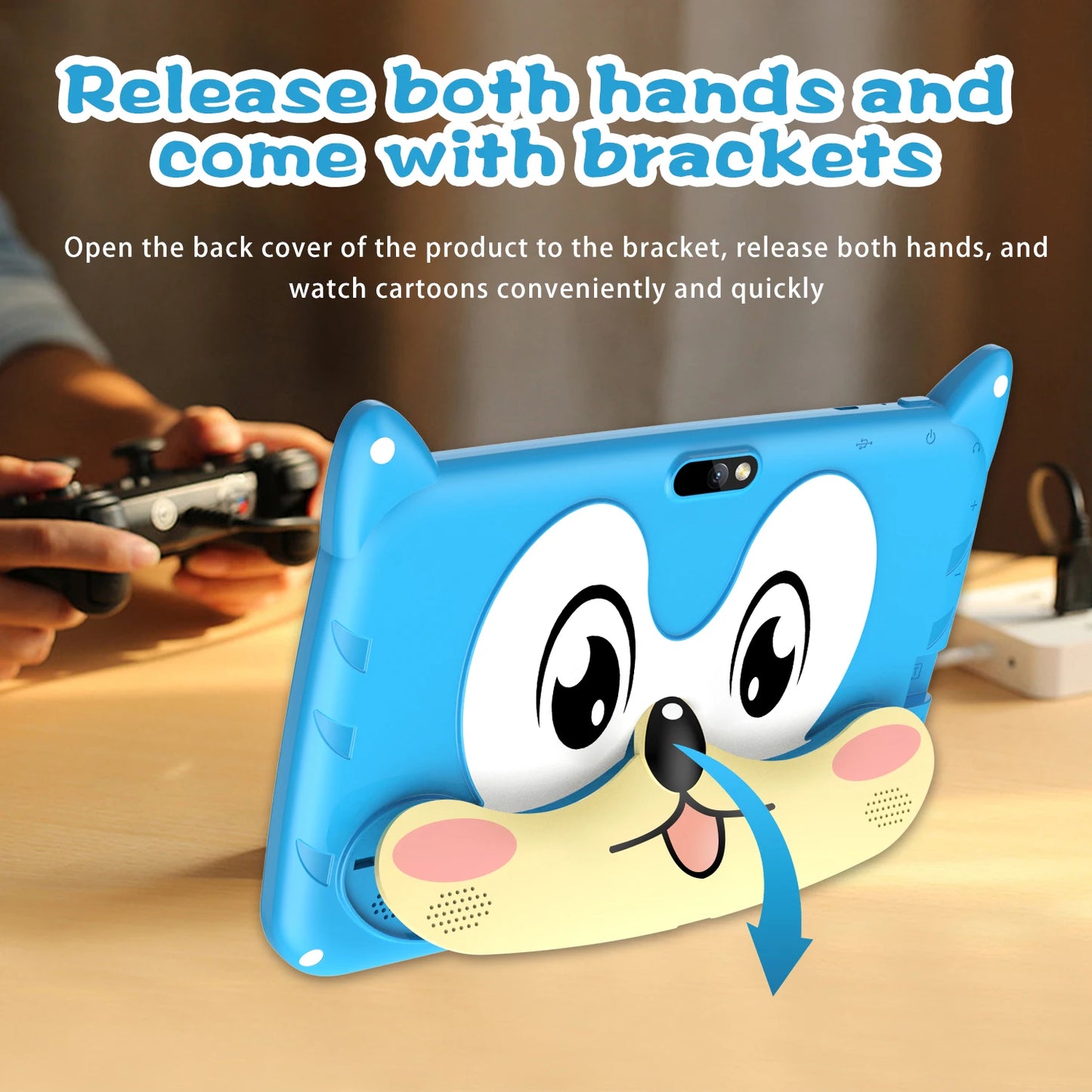 7'' Kids Tablet – Global 5G, Quad Core Android, 4GB+64GB, Educational