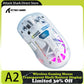 FreeWolf A2 Transparent RGB Gaming Mouse – Wireless, Battery Display, Dual Mode